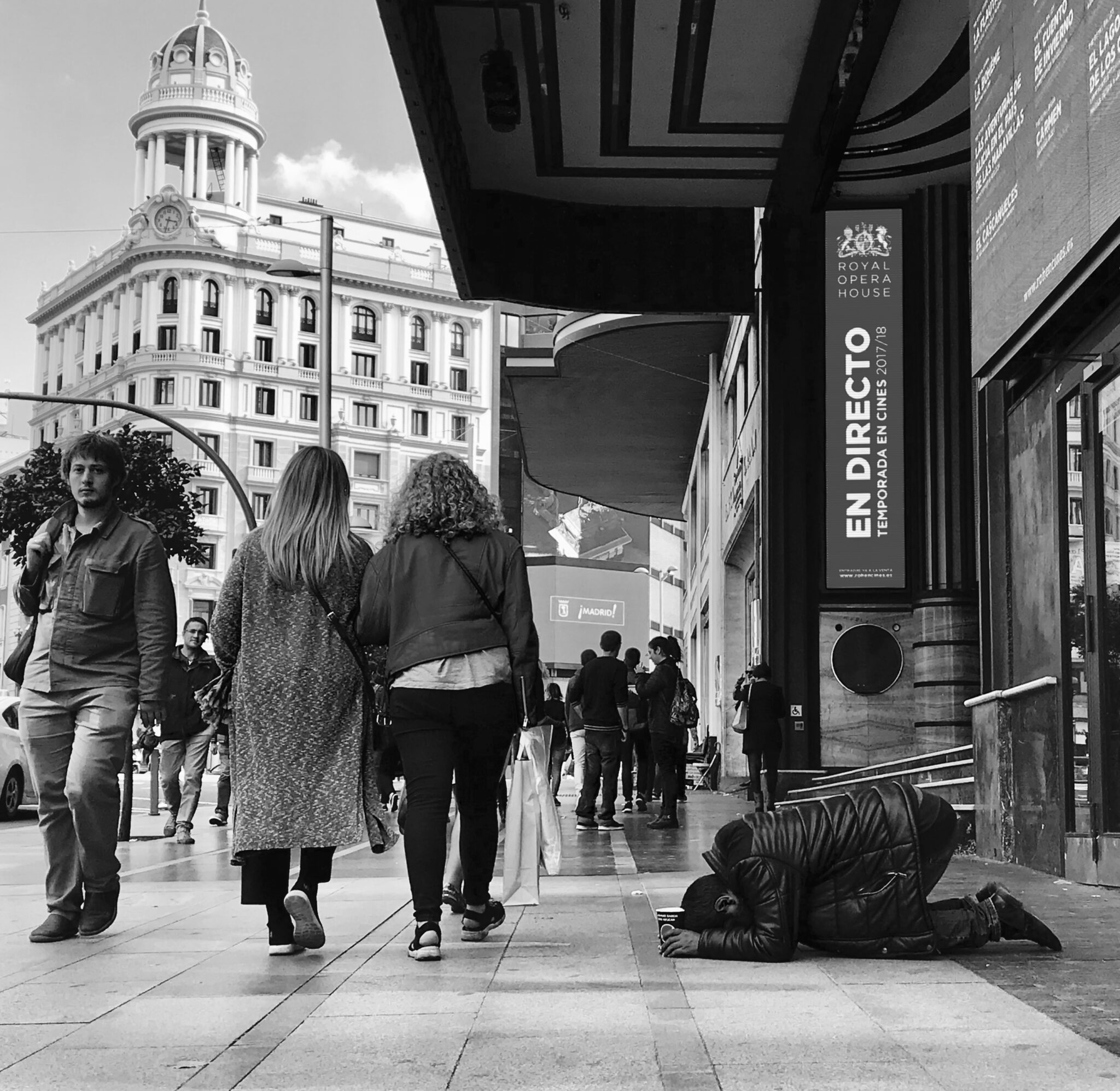 A Plea in Madrid (Syrian Refugees, 2017)